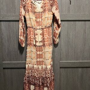 Mossimo Supply Co. Long Sleeve Patchwork Dress